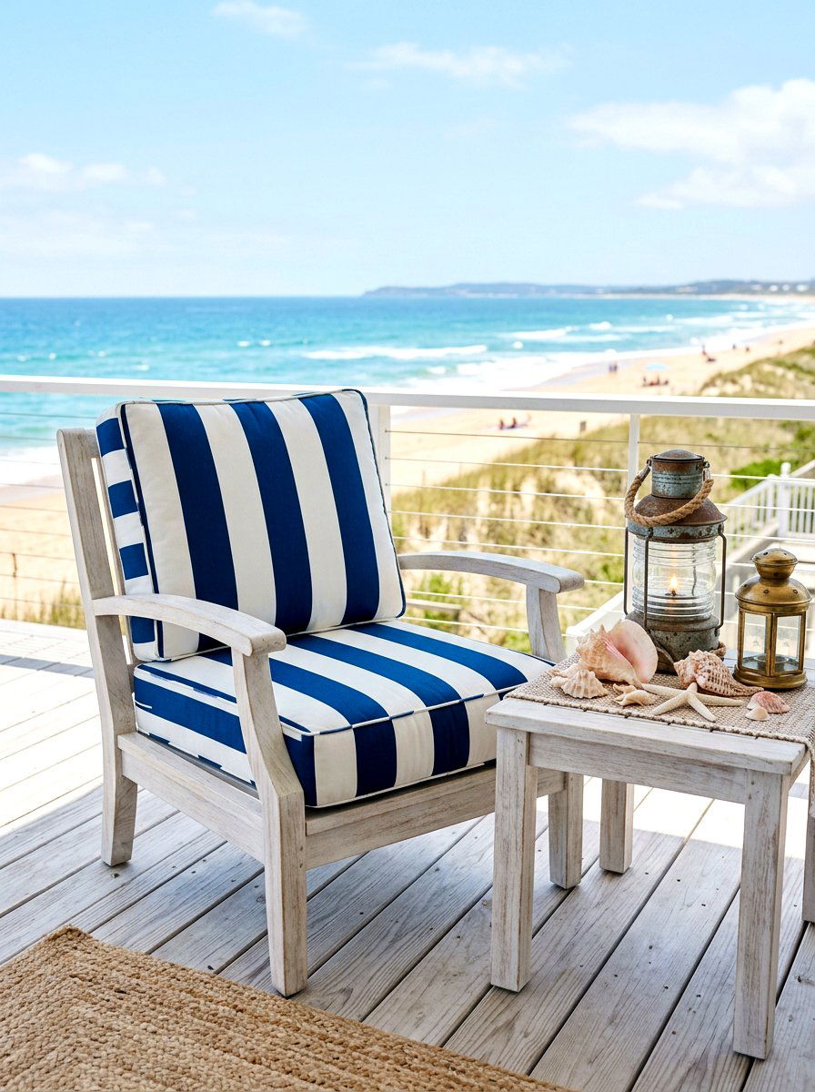 Coastal Style Patio Chair - 30 outdoor lounge chair ideas