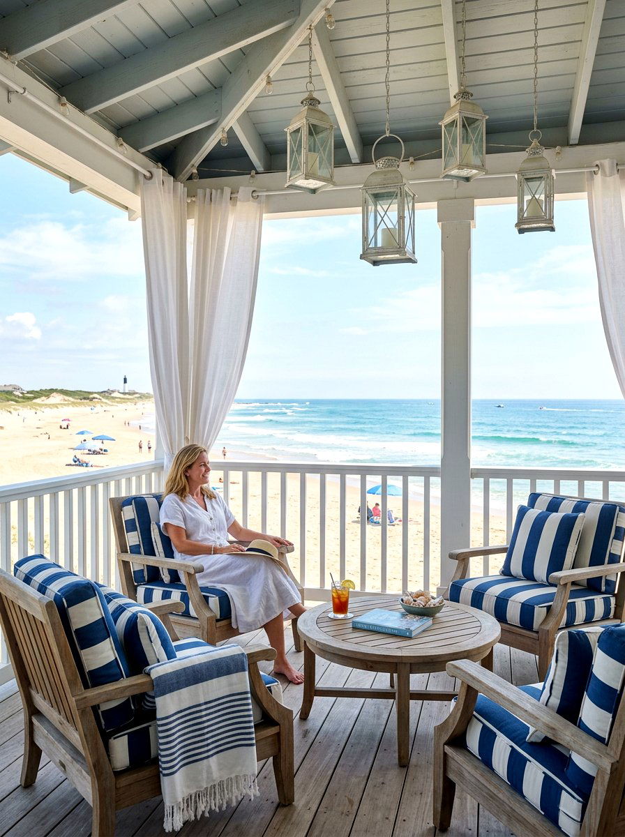 Coastal Veranda - 30 resort patio ideas