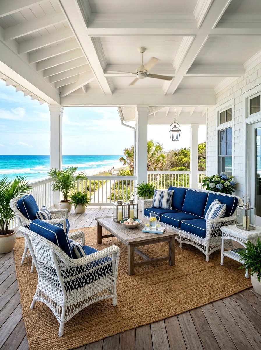 Coastal Veranda - 30 veranda decorating ideas