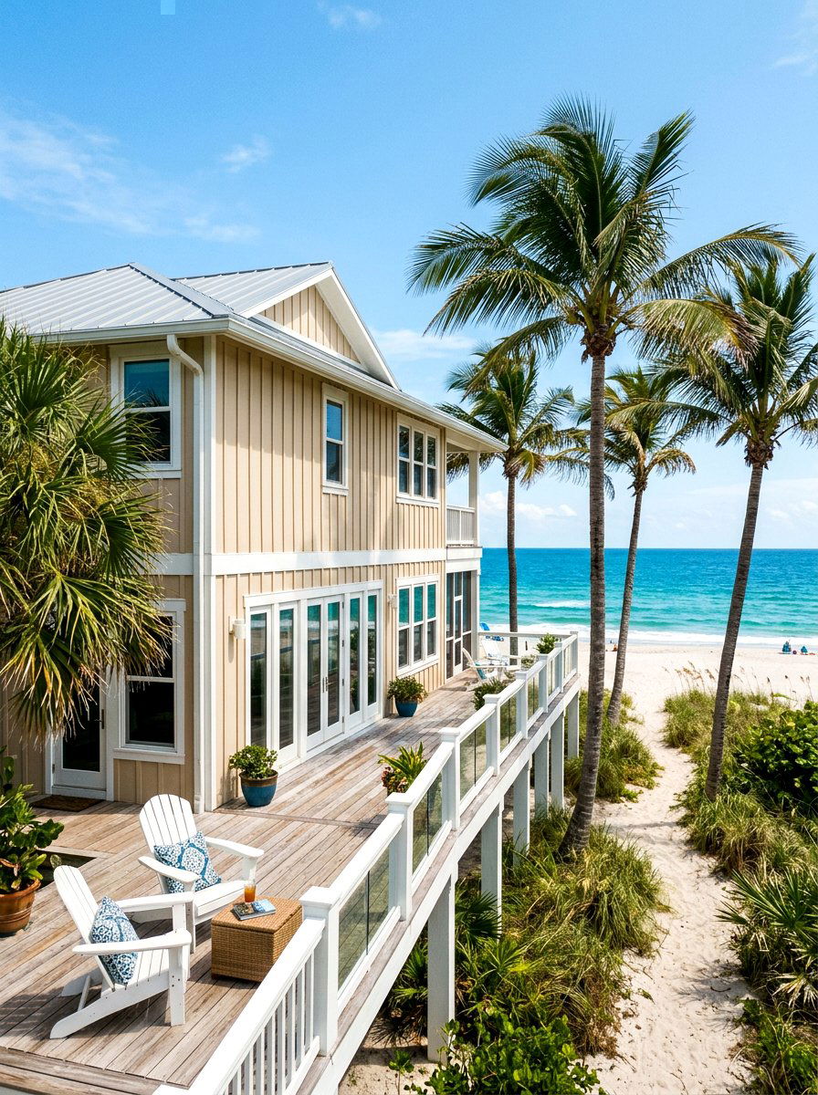 Coastal Vertical Siding - 30 vertical siding exterior ideas