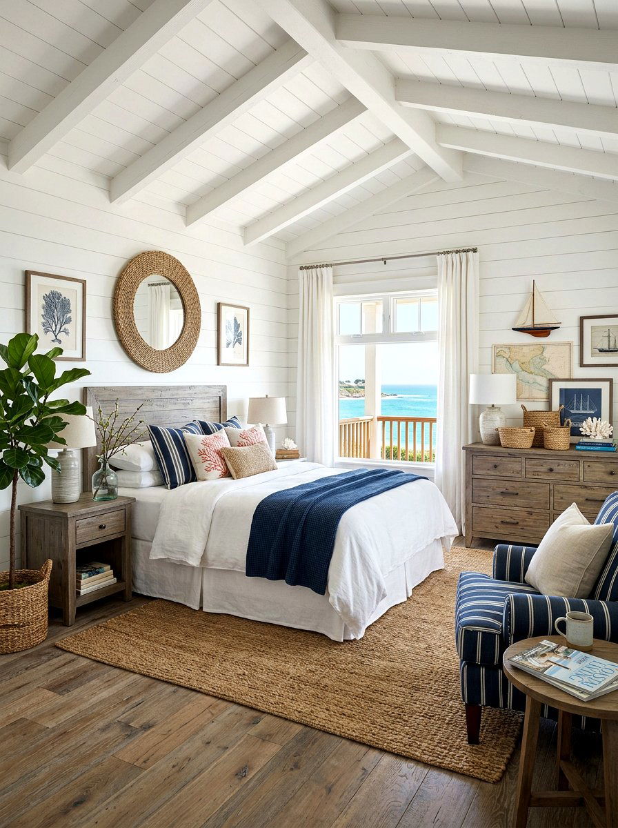 Coastal Vibe Eclectic Bedroom - 30 eclectic bedroom ideas