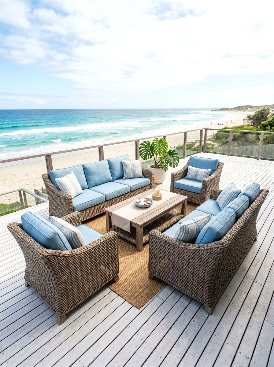Coastal Wicker Furniture - 30 wicker patio furniture ideas