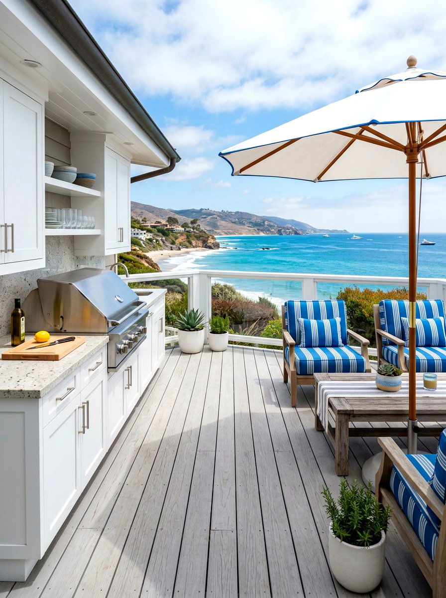 Coastal bbq deck - 30 family BBQ patio ideas