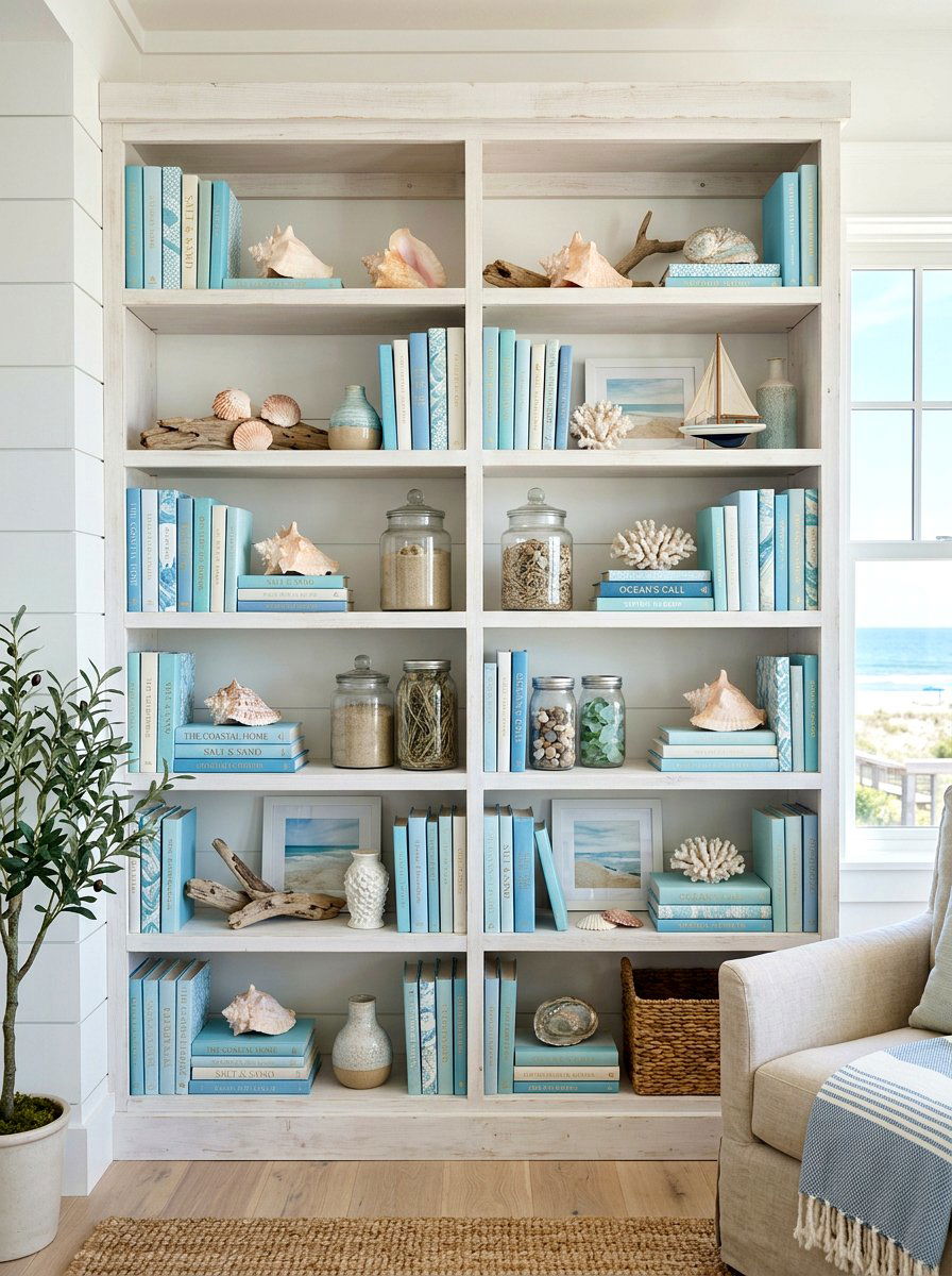 30 Bookshelf Spring Styling Ideas to Refresh Your Shelves Fast
