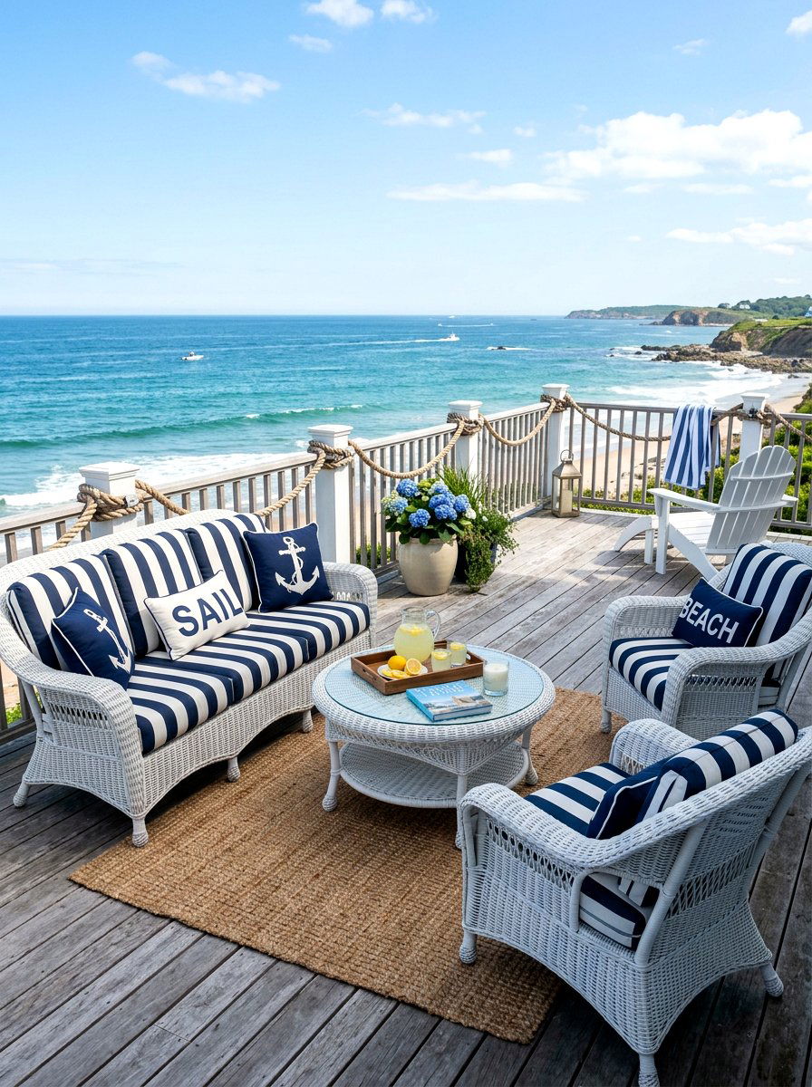 Coastal deck look - 30 sunset deck decor ideas