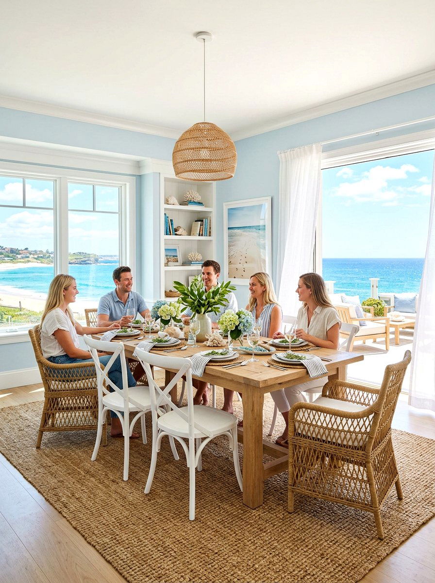 Coastal dining chairs - 30 mismatched dining chair ideas