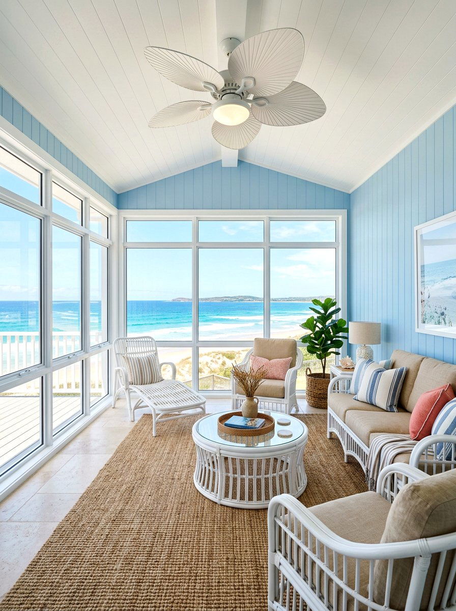 Coastal enclosed porch - 30 enclosed porch ideas