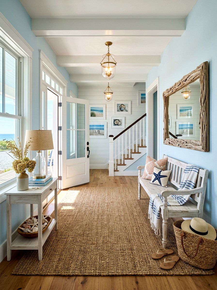 Coastal foyer style - 30 welcoming foyer ideas