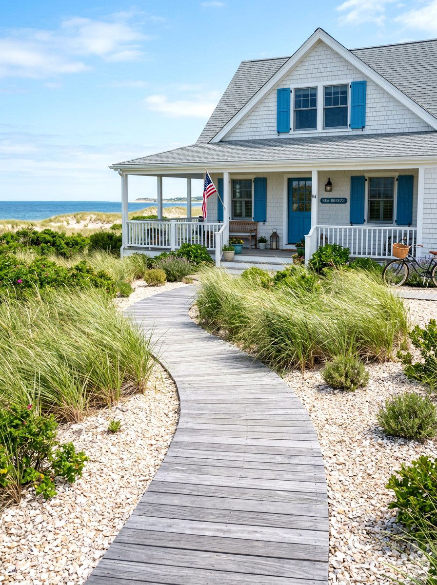 Coastal front yard - 30 low maintenance front yard ideas