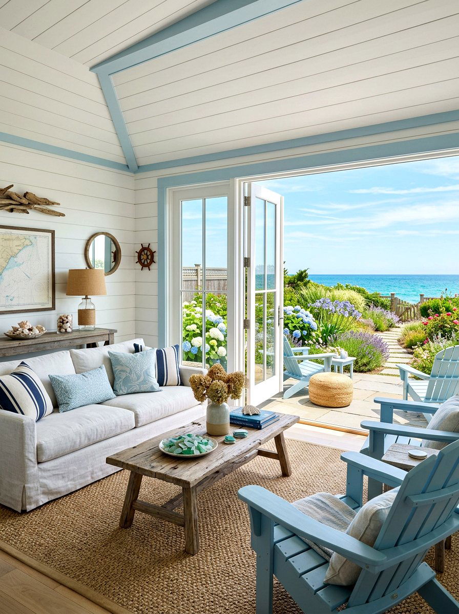 Coastal garden escape - 30 reading shed ideas
