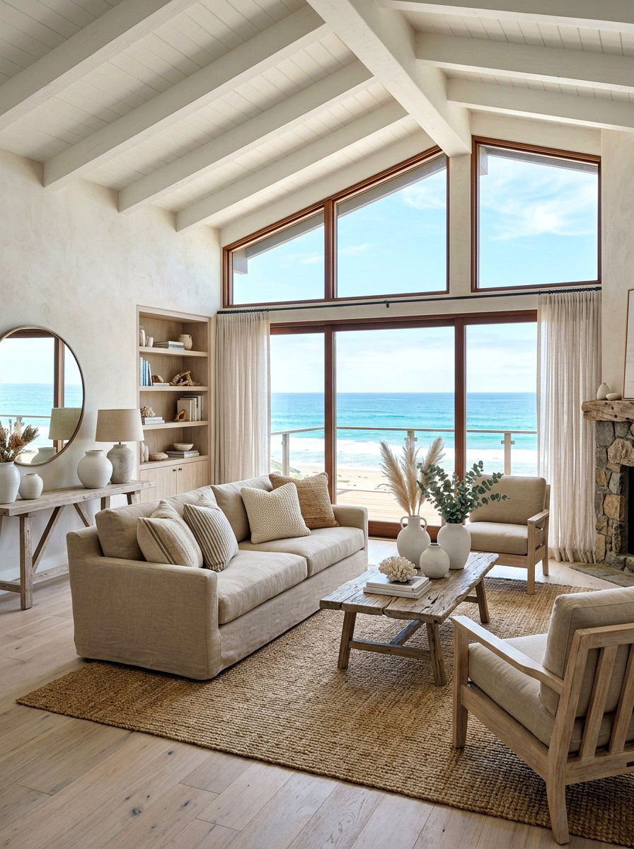 Coastal luxury living room - 30 quiet luxury living room ideas