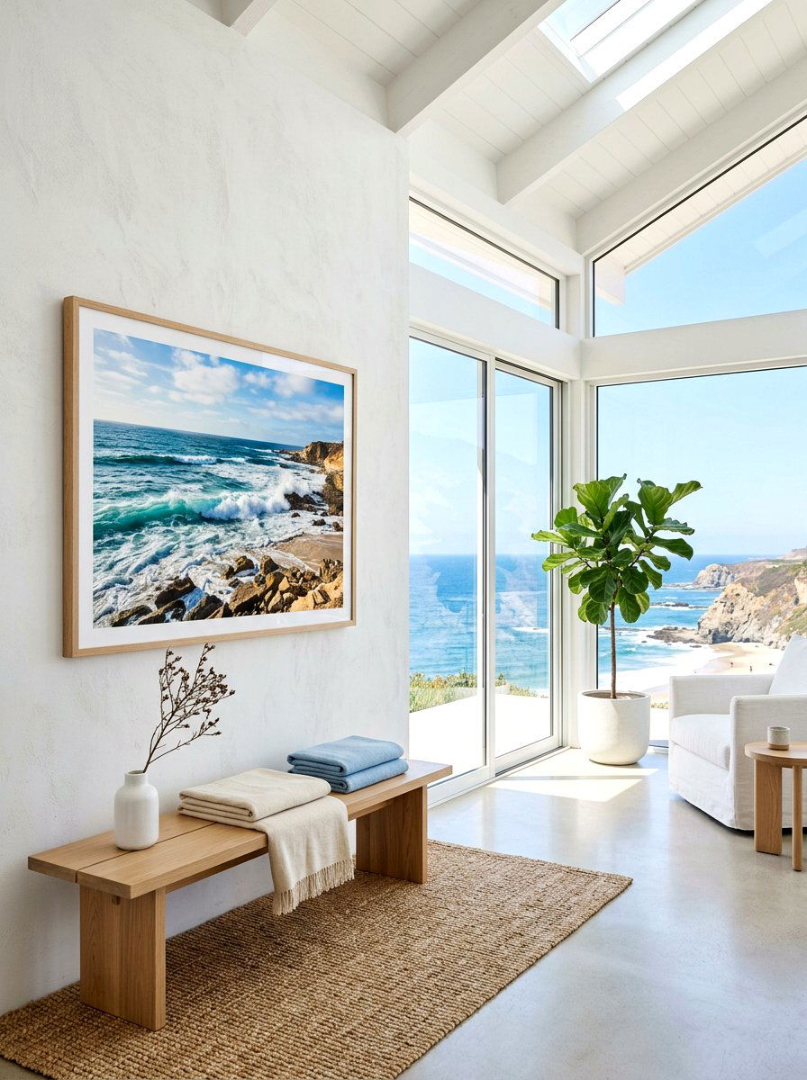 Coastal minimalism living room - 30 coastal summer living room ideas