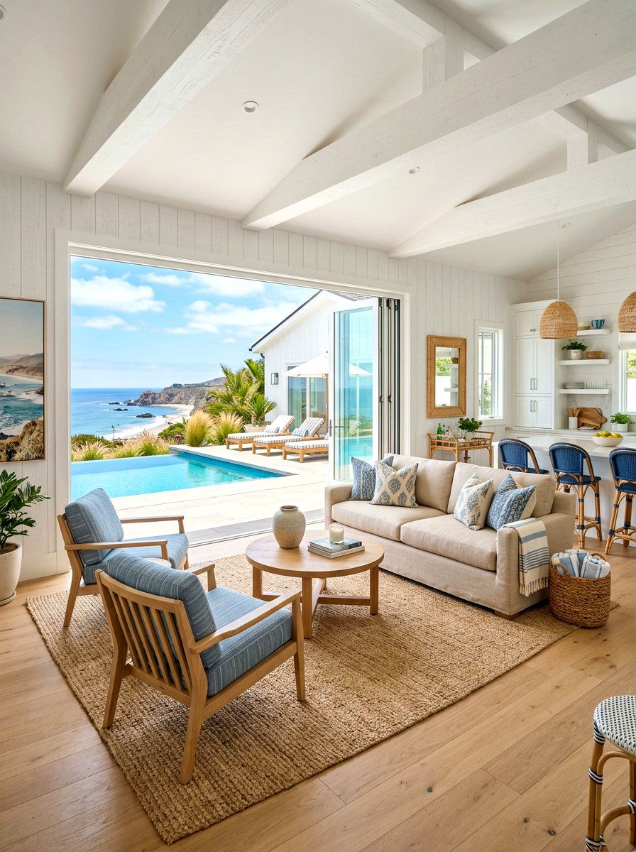 Coastal modern pool house - 30 modern pool house ideas