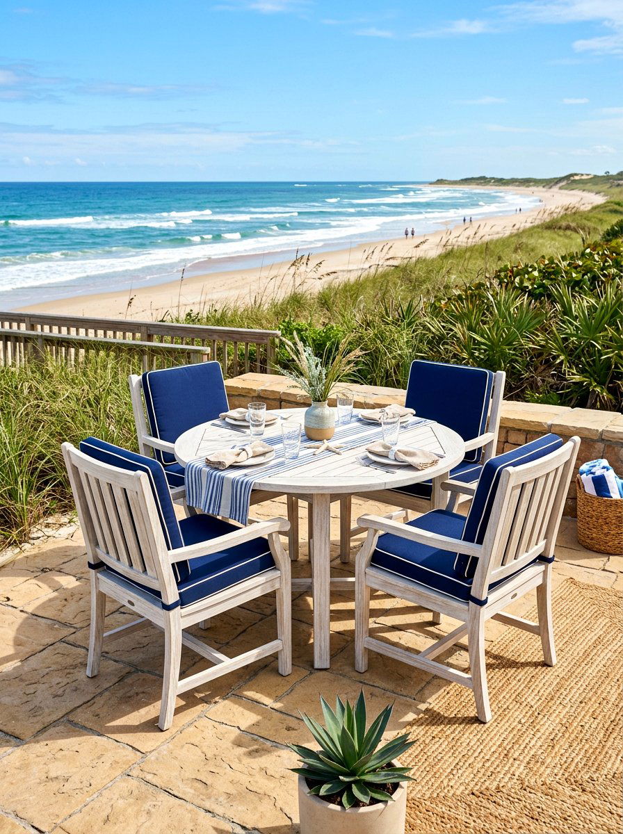 Coastal patio furniture - 30 outdoor dining furniture ideas