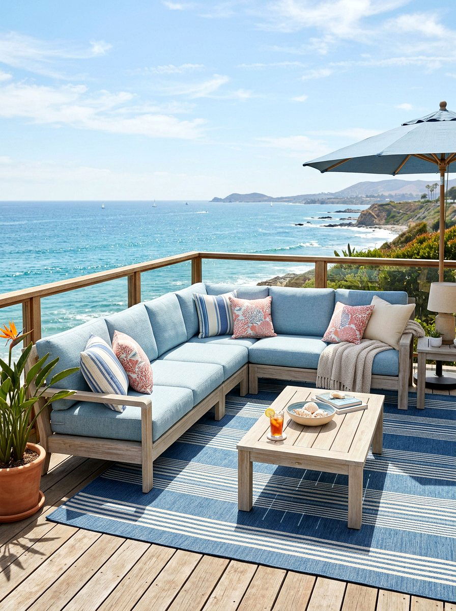 Coastal patio sectional - 30 modern patio sectional ideas