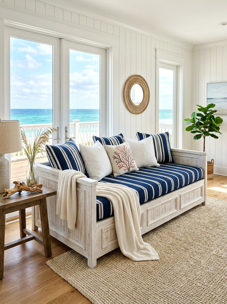 Coastal style daybed - 30 daybed room ideas
