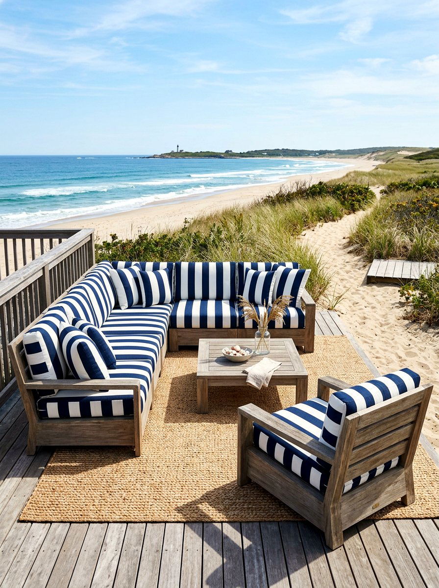 Coastal style modular outdoor lounge - 30 outdoor modular sofa ideas