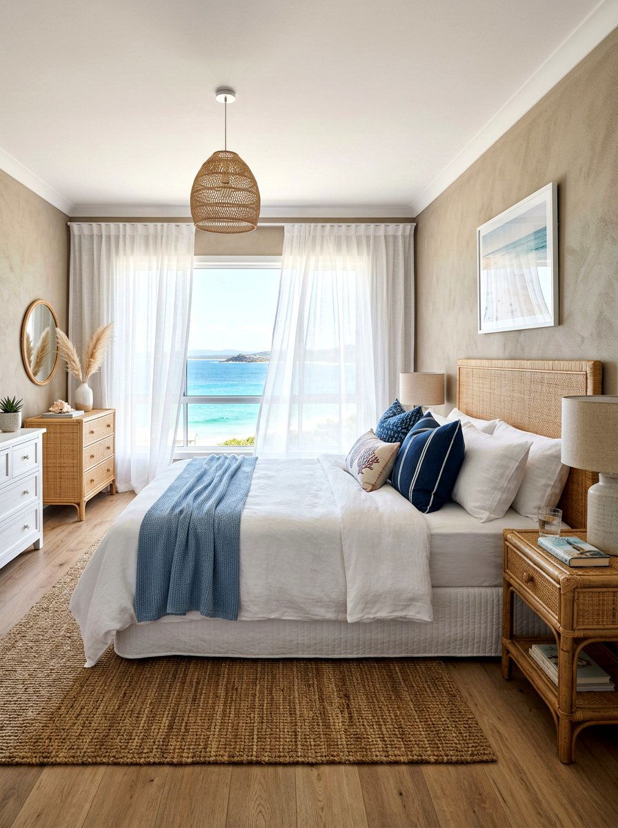 Coastal taupe bedroom - 30 taupe room ideas