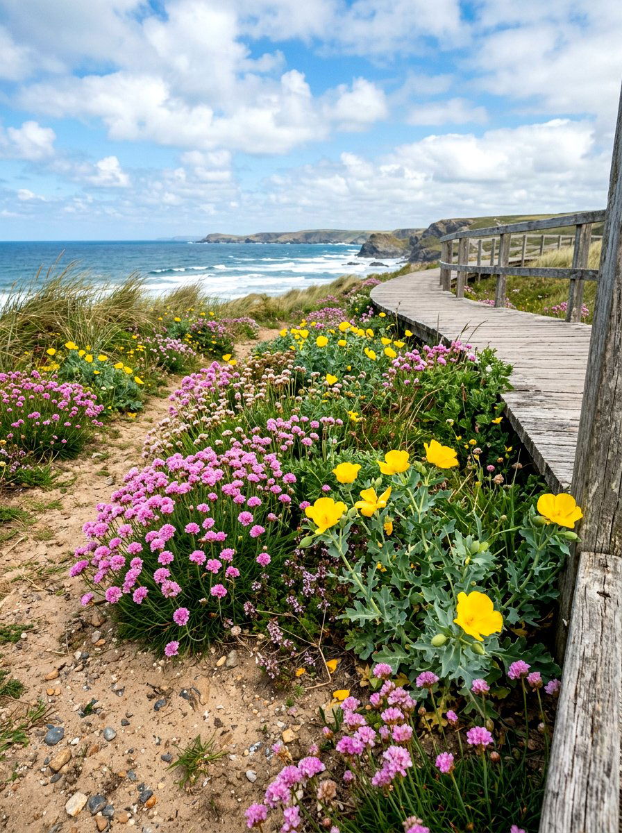 Coastal wildflower garden - 30 wildflower patch ideas