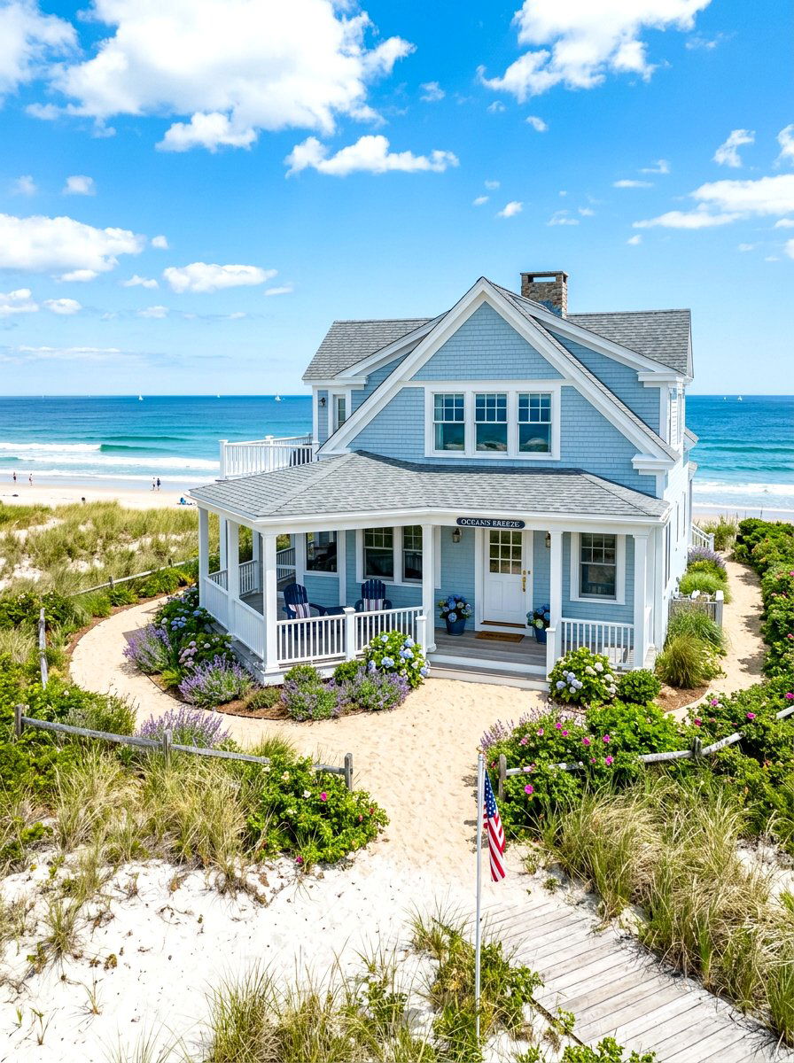 Coastal window trim - 30 outdoor window trim ideas