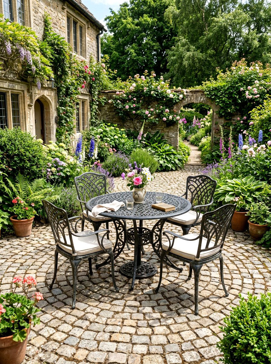 Cobblestone - 30 patio flooring ideas