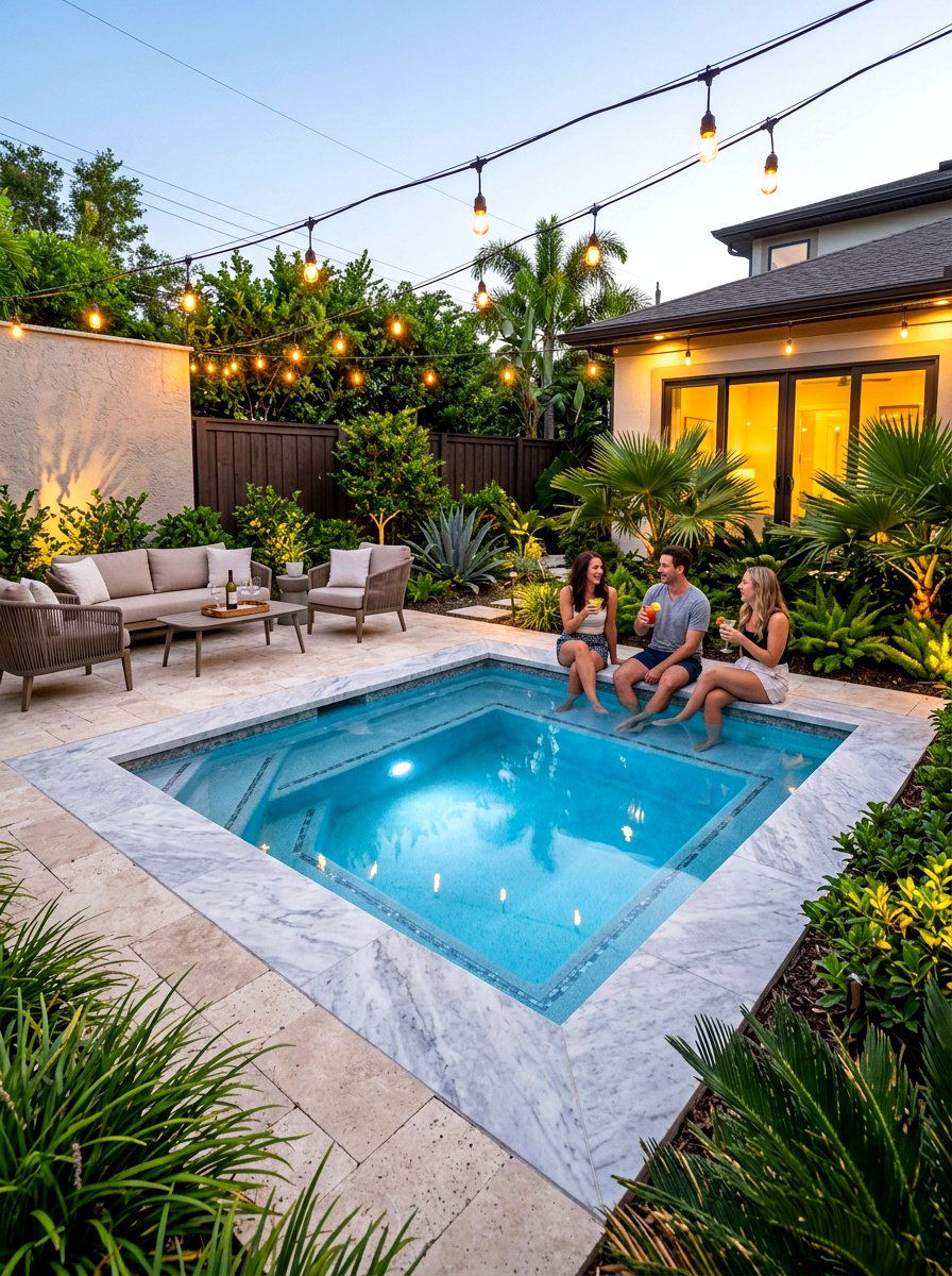 Cocktail Pool For Small Yards - 30 inground pool ideas