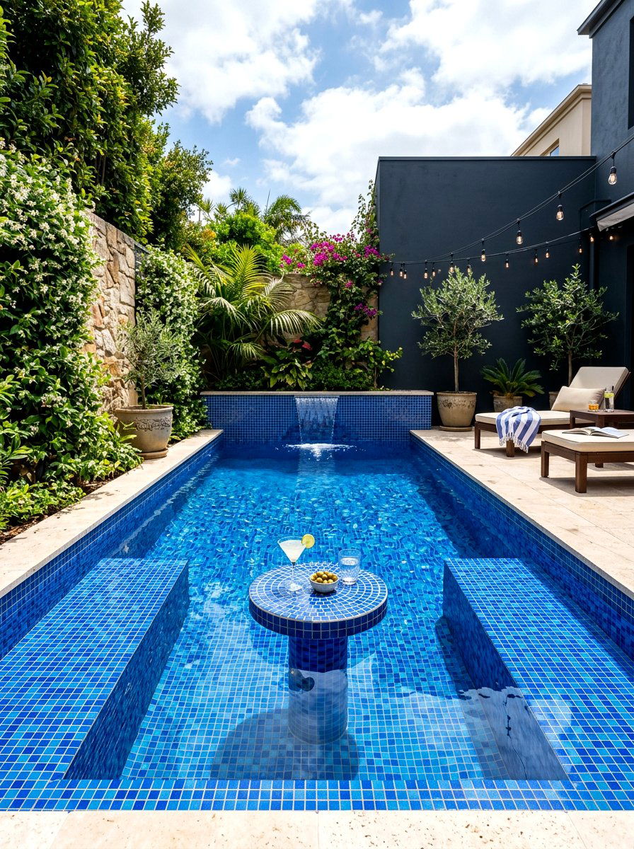 Cocktail Pool - 30 backyard pool ideas