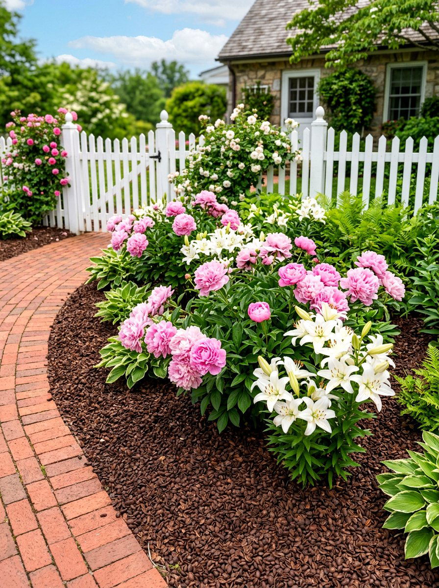 Cocoa Bean Shells - 30 flower bed mulch ideas