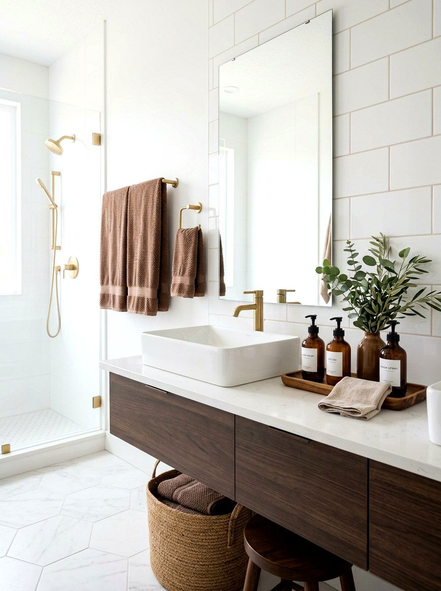 Cocoa Brown Bathroom Decor - 30 cocoa brown bathroom ideas
