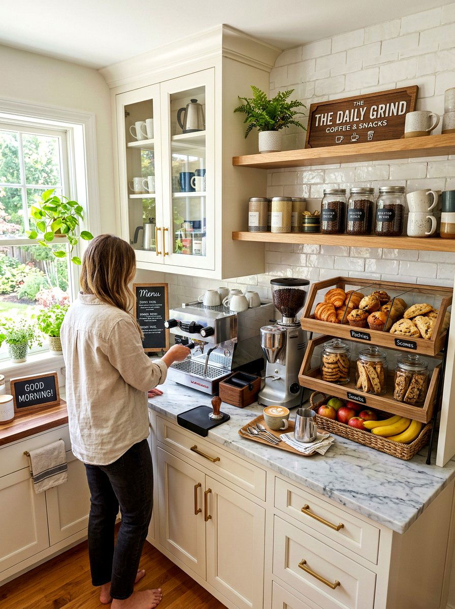 Coffee And Snack Bar - 30 snack pantry ideas