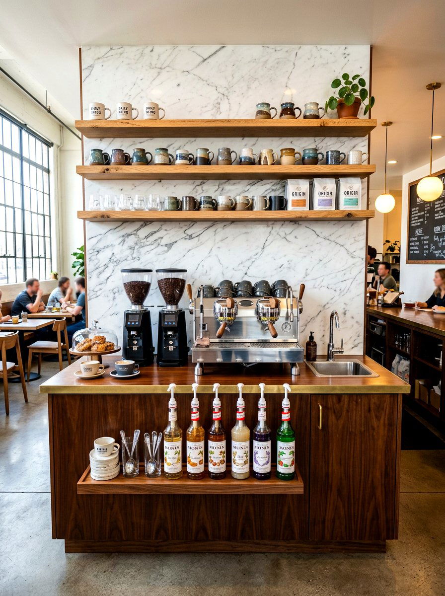 Coffee Bar - 30 hobby rich home ideas