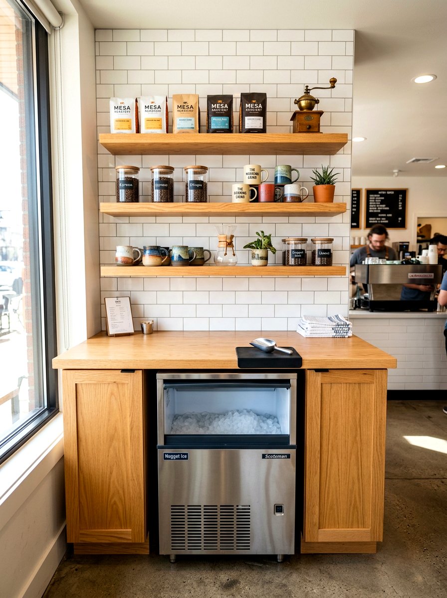 Coffee Bar Ice Machine - 30 ice maker nook ideas
