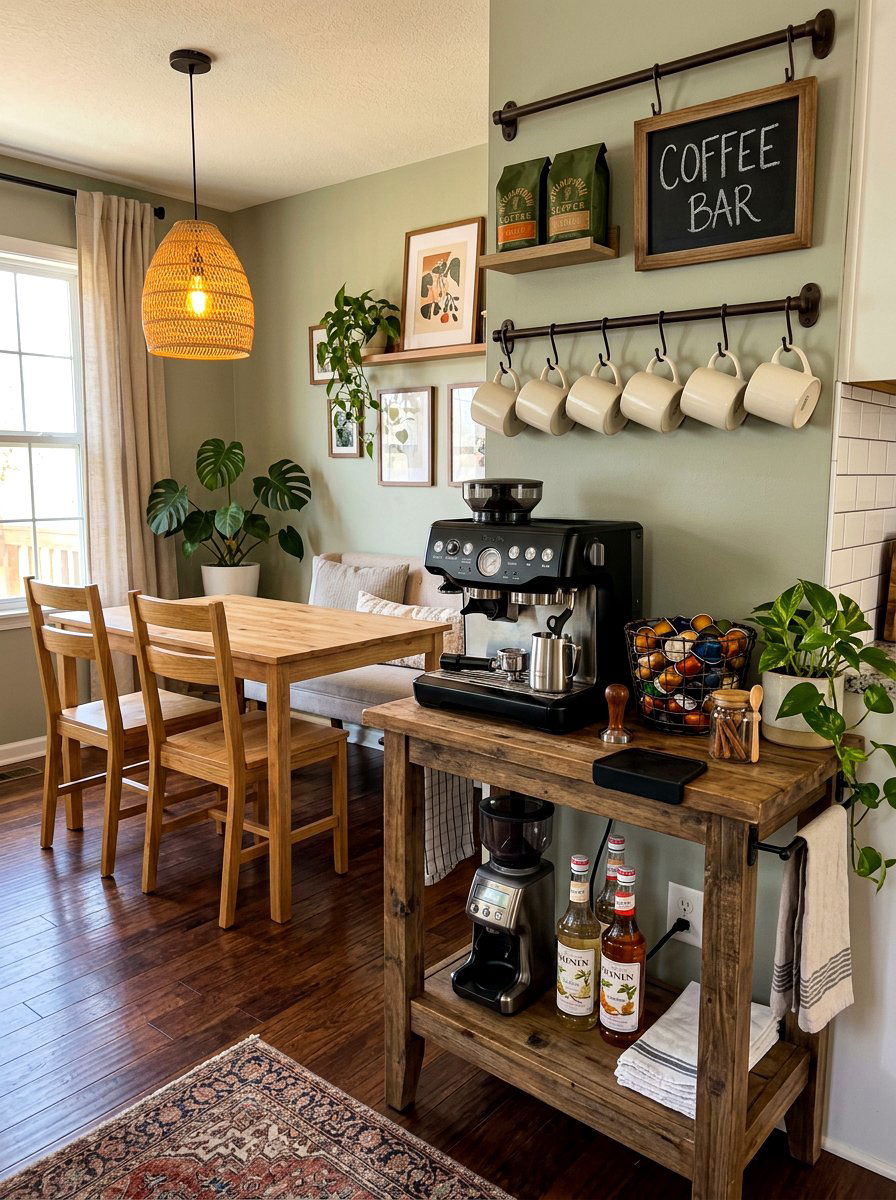 Coffee Bar Nook - 30 self care station ideas