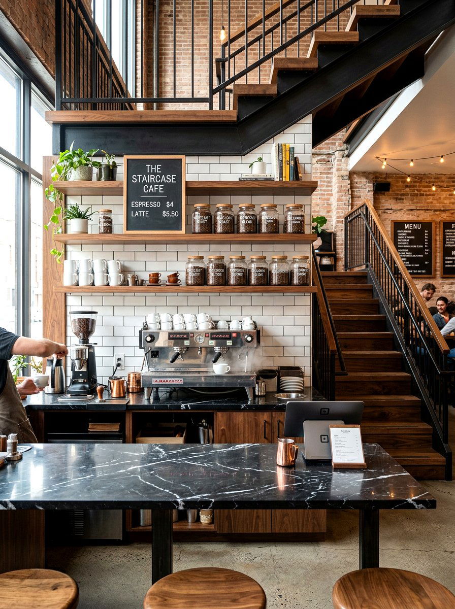 Coffee Bar Under Stairs - 30 staircase nook ideas