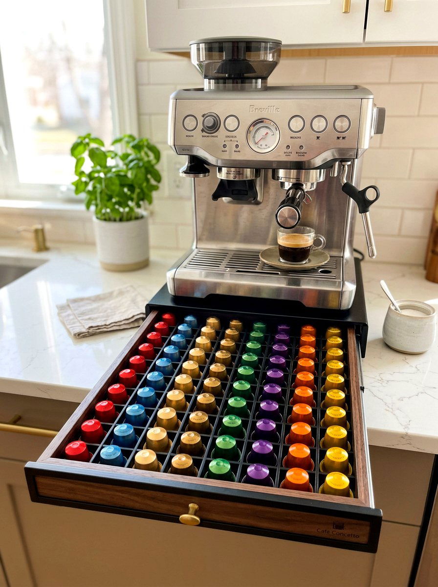 Coffee Pod Drawer Tray - 30 organizing kitchen drawers ideas
