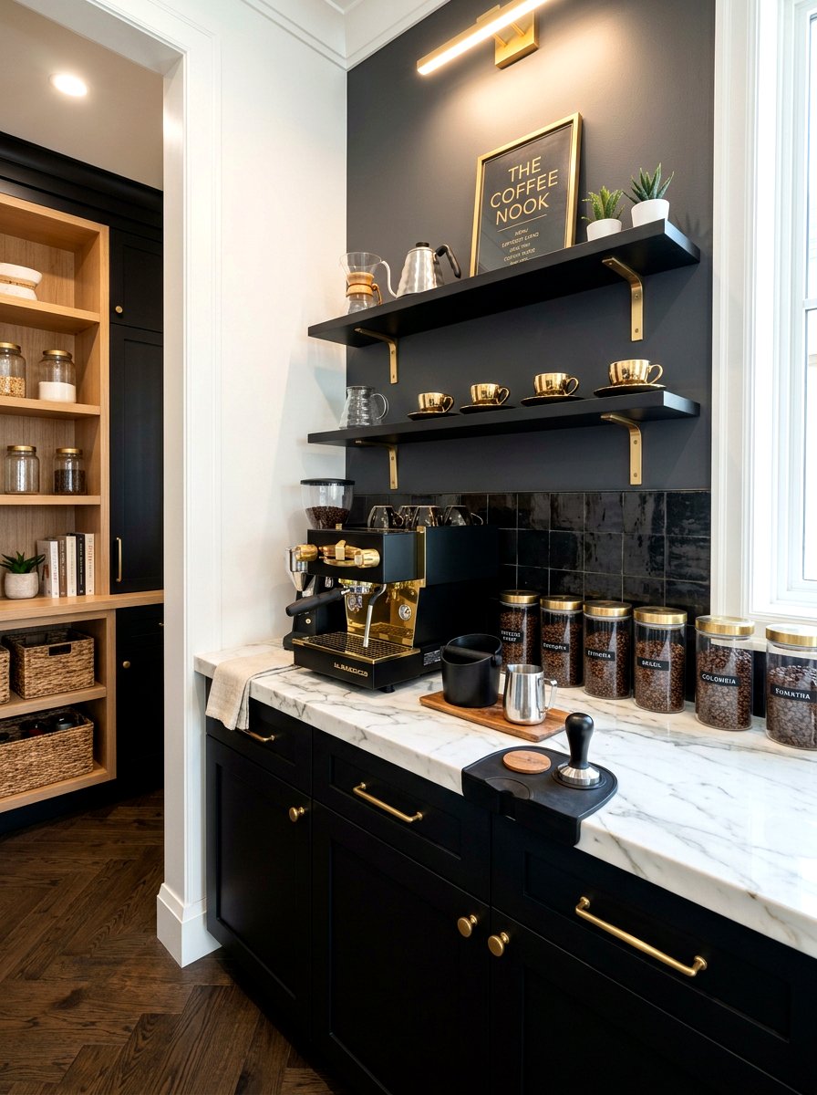 Coffee Station Setup - 30 refill station pantry ideas
