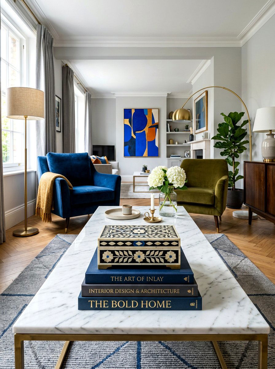 Coffee Table Decorative Box - 30 coffee table styling ideas