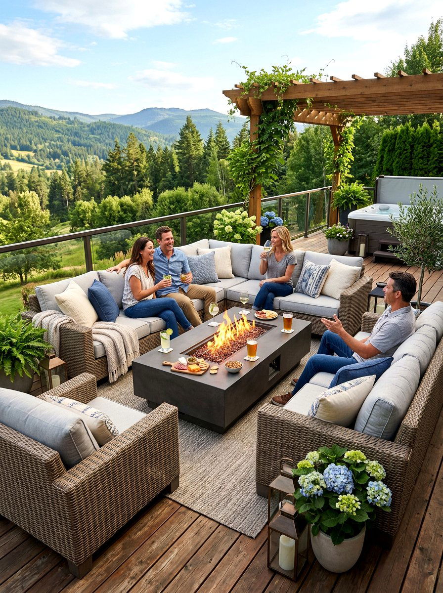 Coffee Table Fire Pit - 30 deck fire table ideas