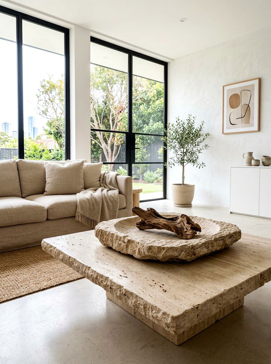 Coffee Table Stone Dish - 30 coffee table styling ideas