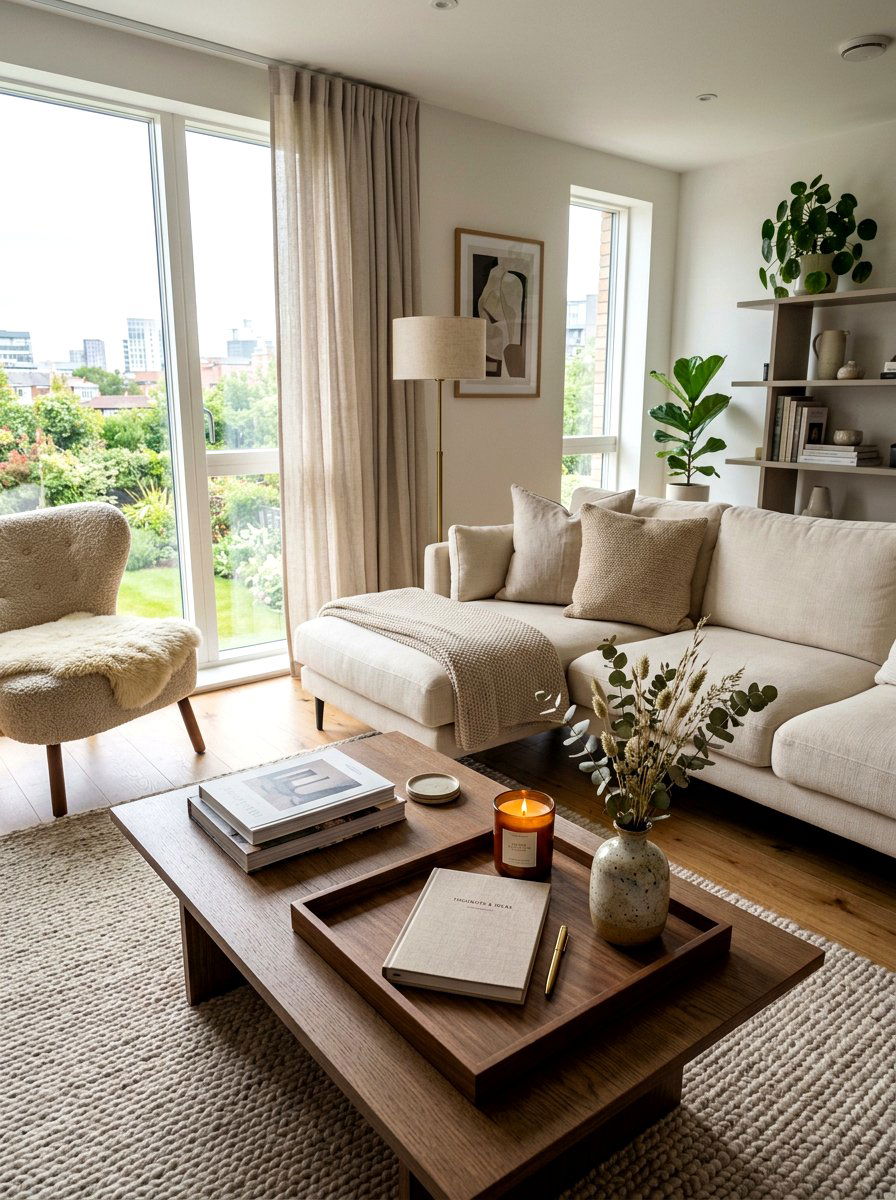 Coffee Table Tray - 30 notebook storage ideas