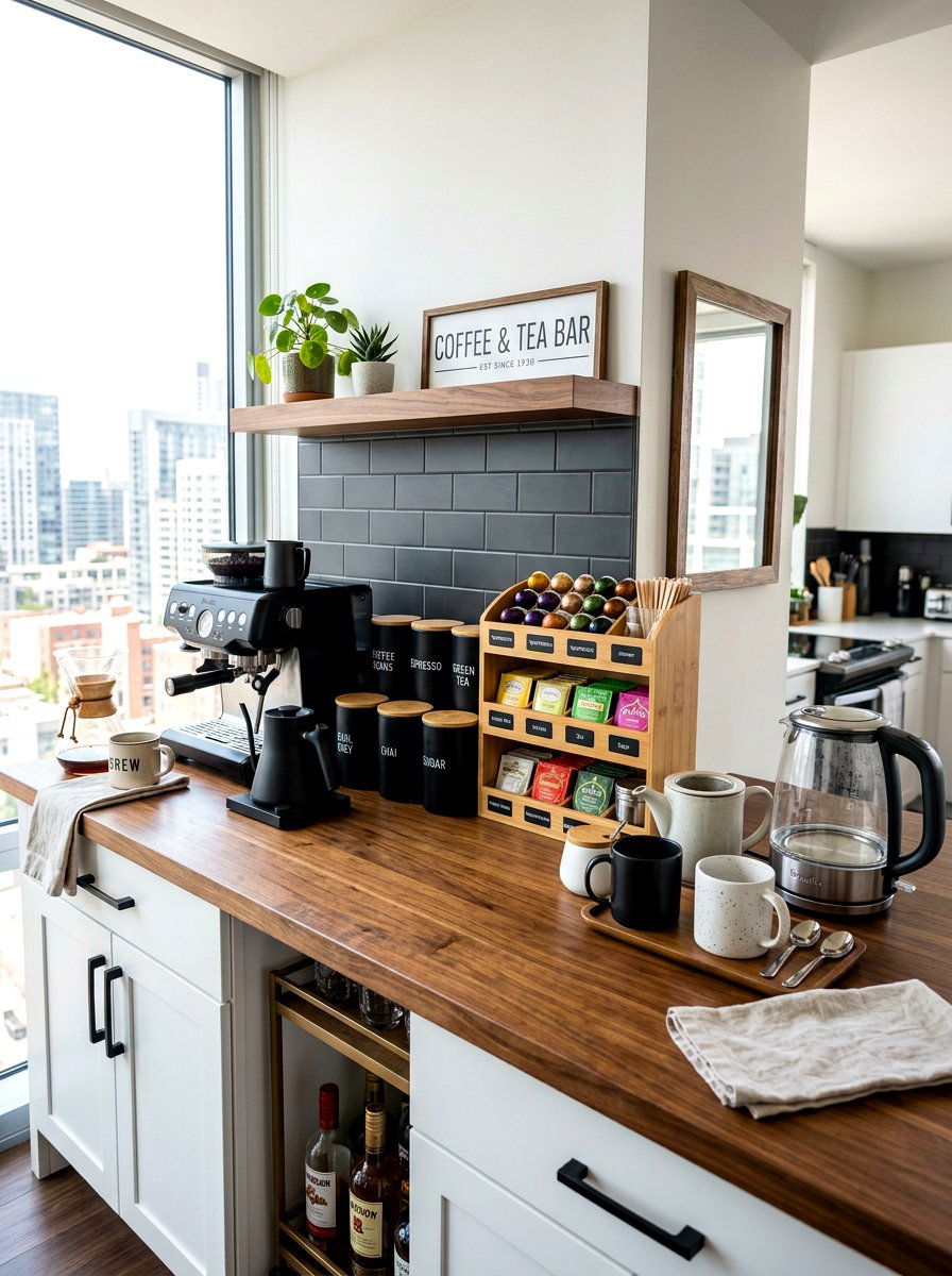 Coffee Tea Bar - 30 tea station ideas