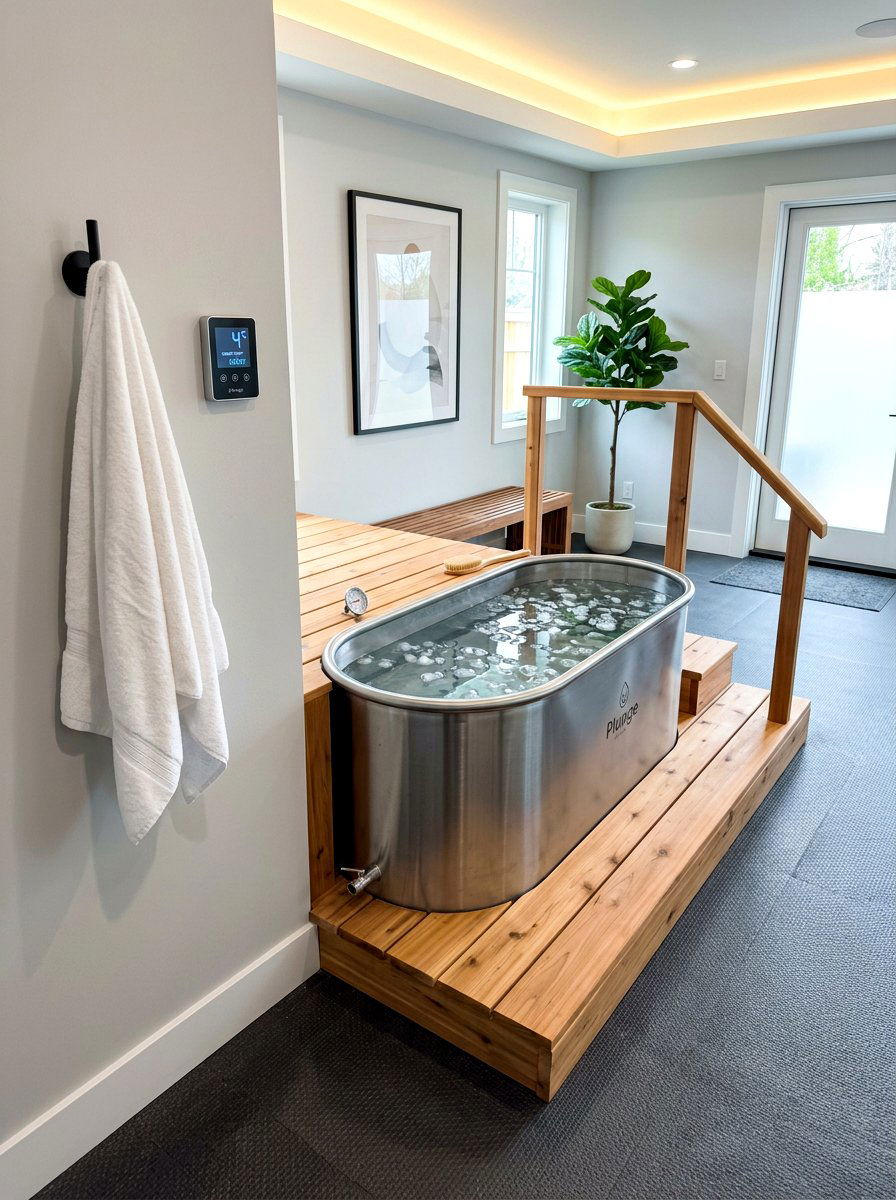 Cold Plunge Tub - 30 wellness room ideas