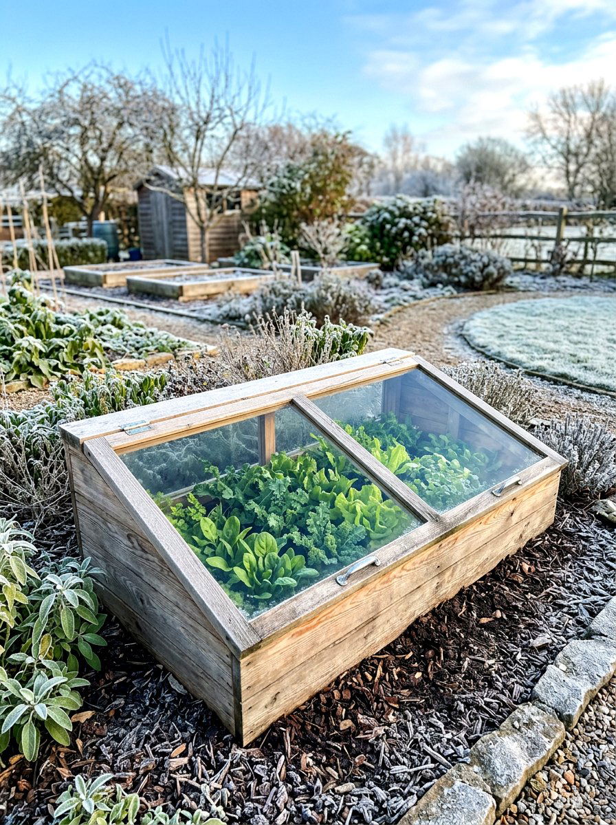 Cold frame winter garden - 30 salad garden ideas