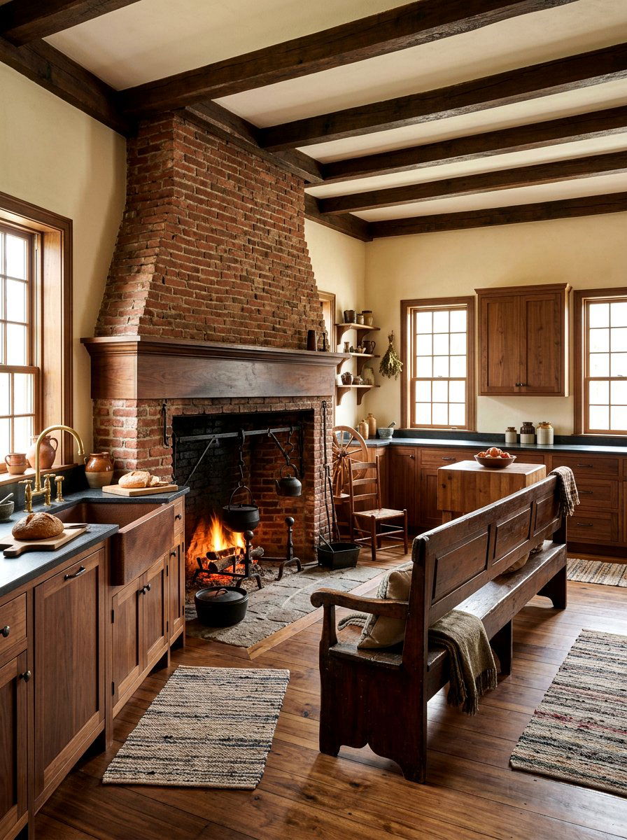 Colonial Style Kitchen - 30 heritage kitchen decor ideas