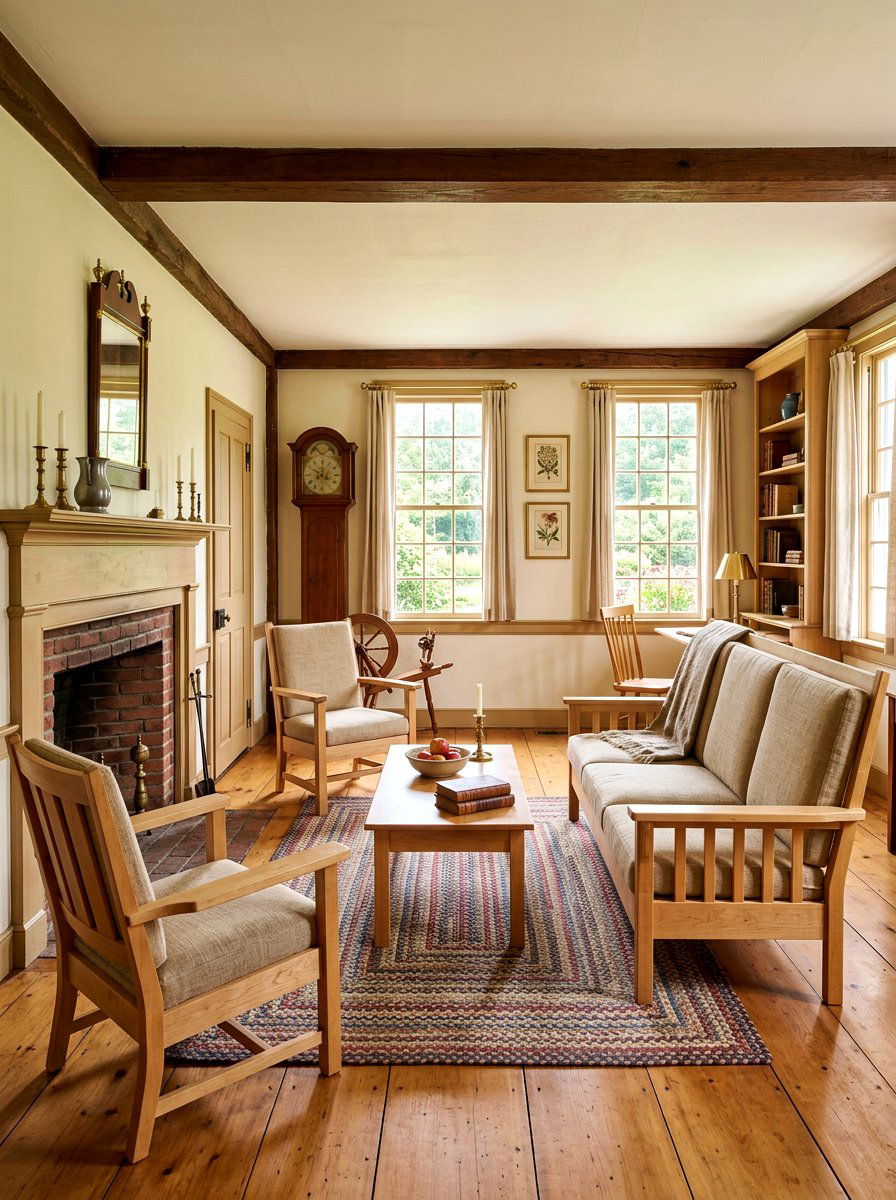Colonial Style Living Room Decor - 30 collected traditional living room ideas