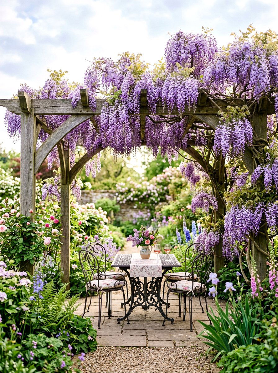Color Block Outdoor Drape - 30 pavilion drapery ideas