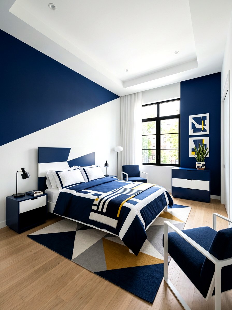 Color Blocked Bedroom - 30 Pinterest kids room ideas