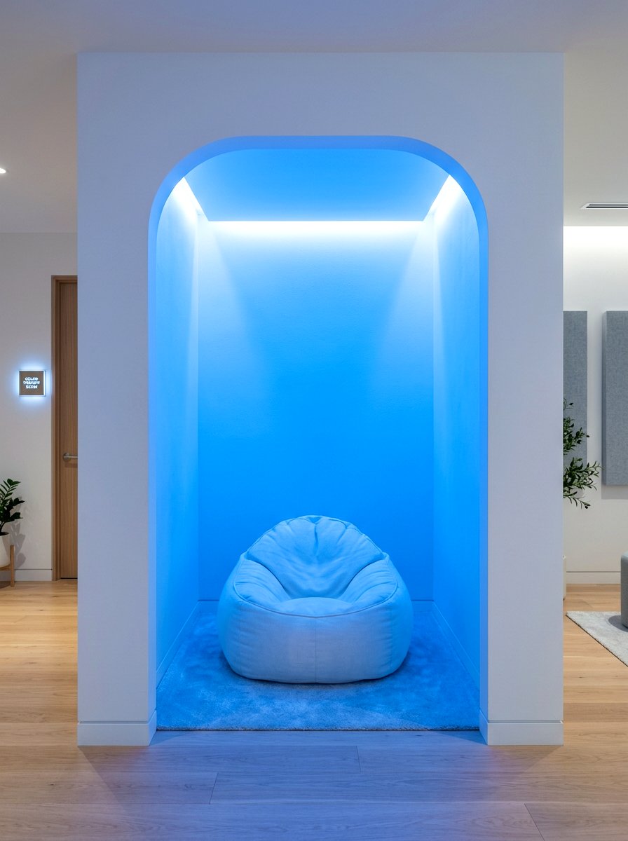 Color Therapy Room - 30 wellness nook ideas
