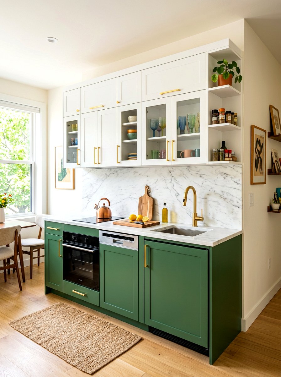 Colorful Cabinet Kitchenette - 30 kitchenette design ideas