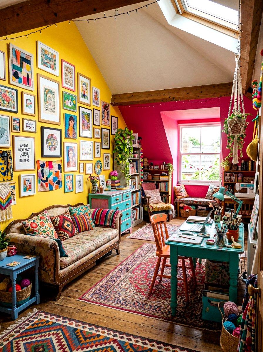 30 Attic Studio Ideas for Creative Workspaces Under the Roof